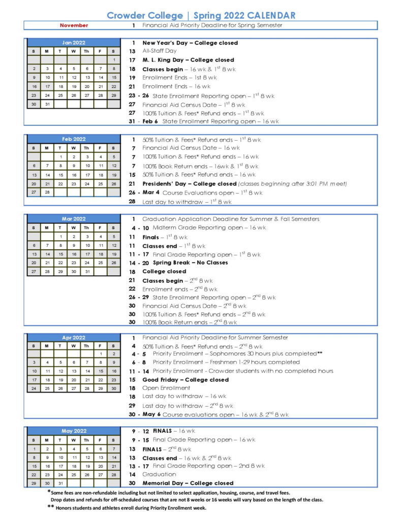 Uark Academic Calendar 2022 Calendar 2022